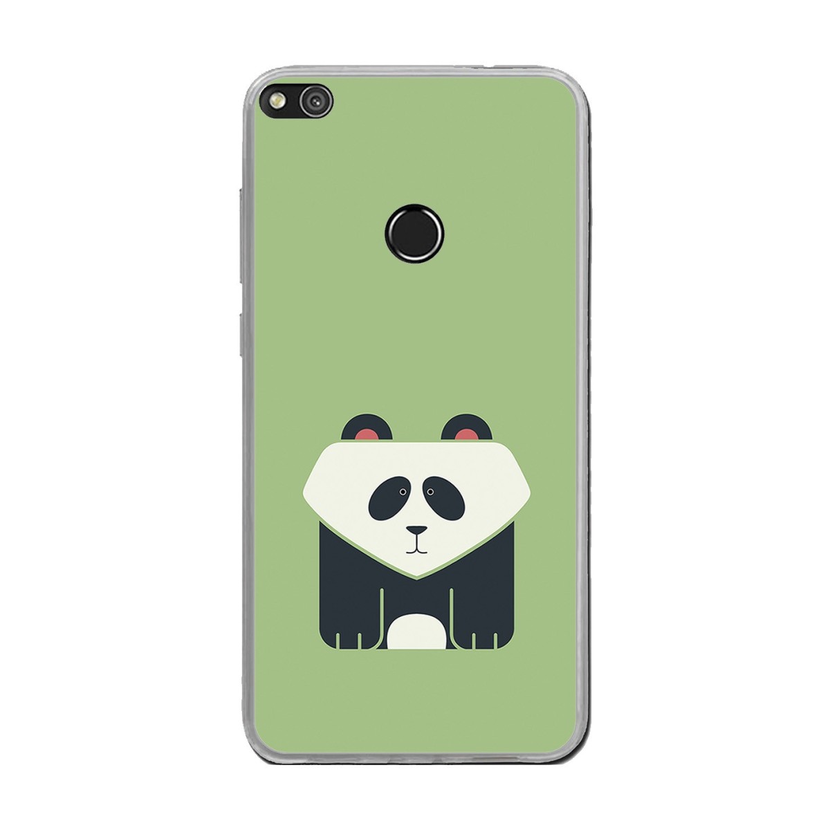 Funda Gel Tpu para Huawei P8 Lite 2017 Diseño Panda Dibujos
