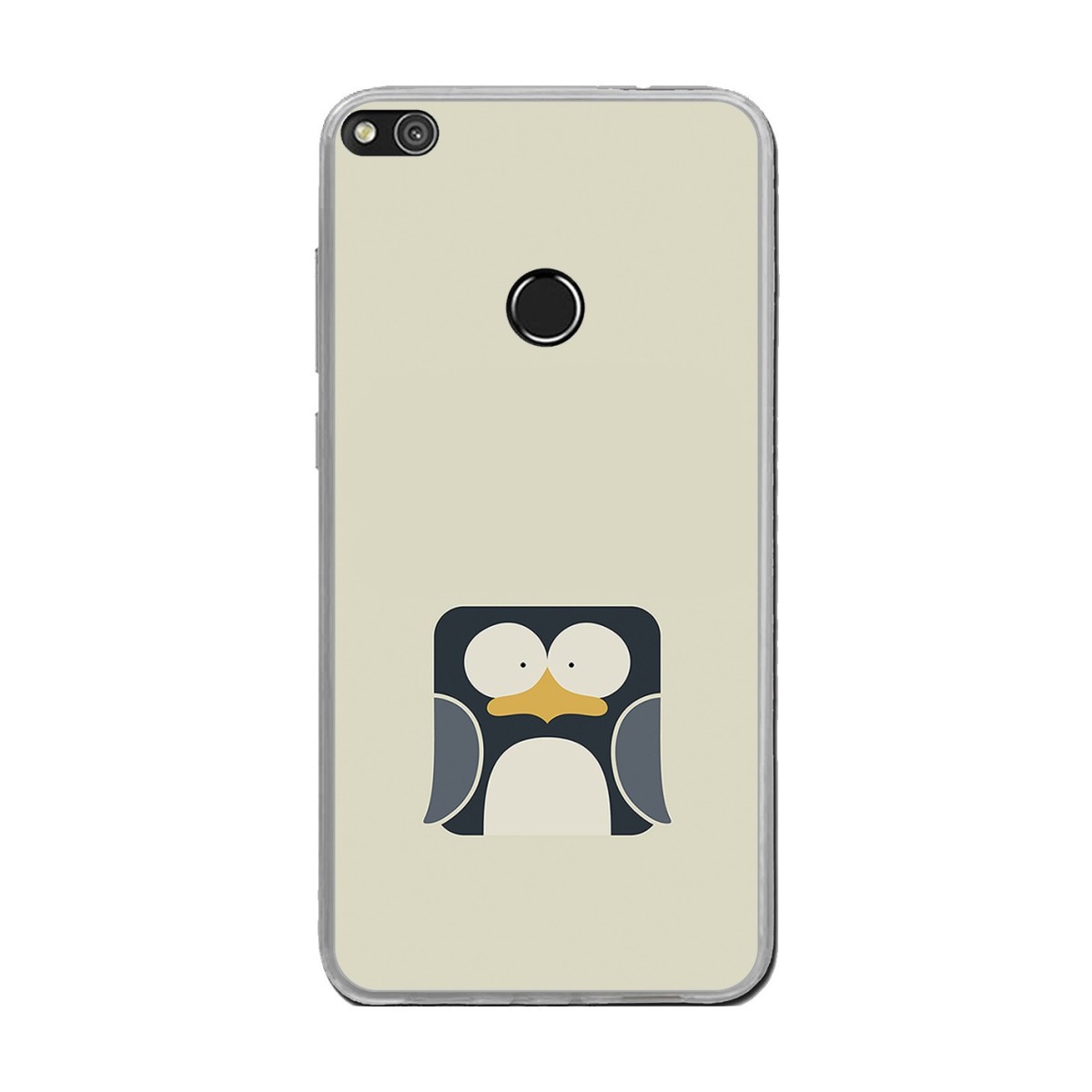 Funda Gel Tpu para Huawei P8 Lite 2017 Diseño Pingüino Dibujos