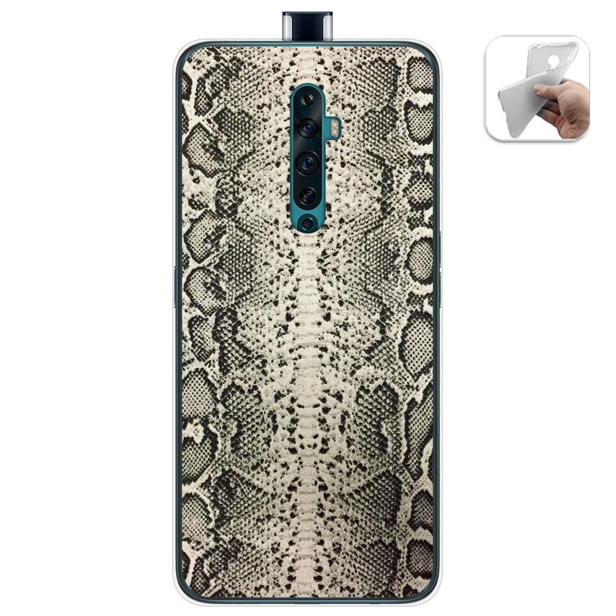 Funda Gel Tpu para Oppo Reno 2Z diseño Animal 01 Dibujos