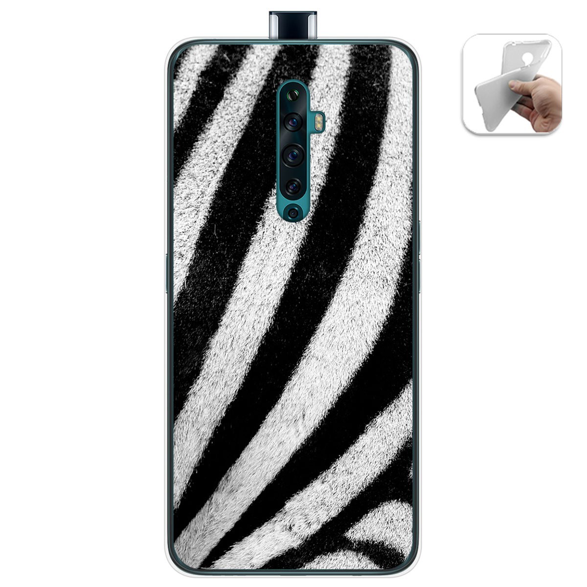 Funda Gel Tpu para Oppo Reno 2Z diseño Animal 02 Dibujos