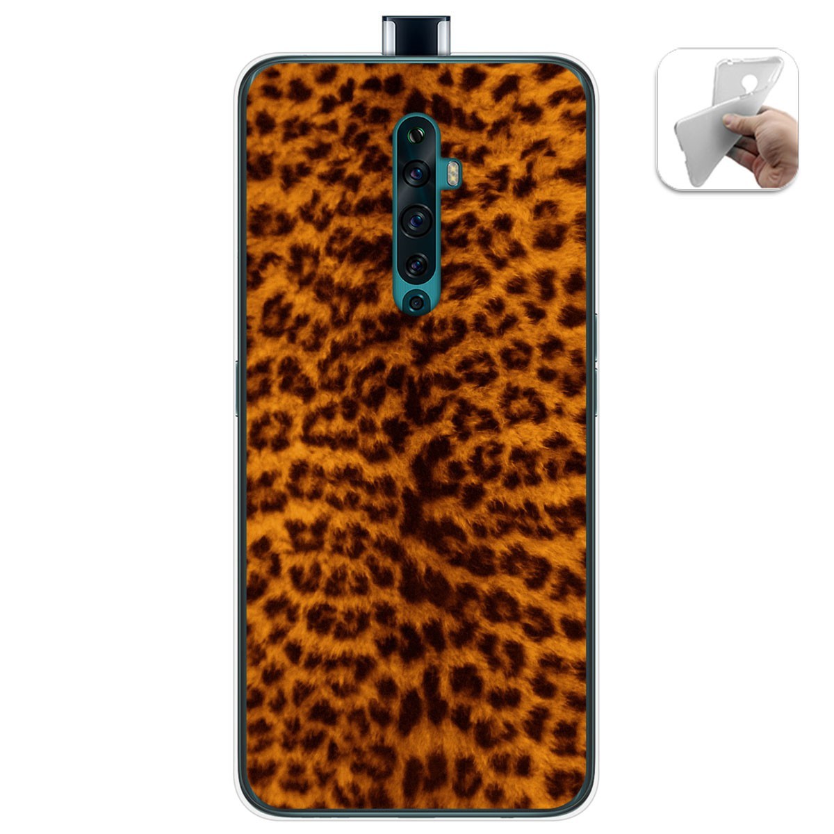 Funda Gel Tpu para Oppo Reno 2Z diseño Animal 03 Dibujos