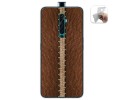 Funda Gel Tpu para Oppo Reno 2Z diseño Cuero 01 Dibujos