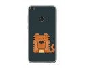 Funda Gel Tpu para Huawei P8 Lite 2017 Diseño Tigre Dibujos