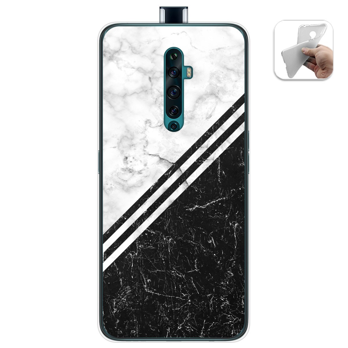 Funda Gel Tpu para Oppo Reno 2Z diseño Mármol 01 Dibujos