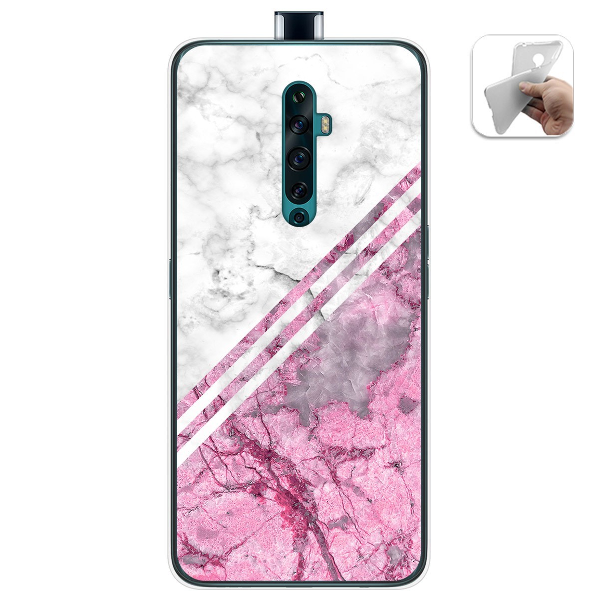 Funda Gel Tpu para Oppo Reno 2Z diseño Mármol 03 Dibujos