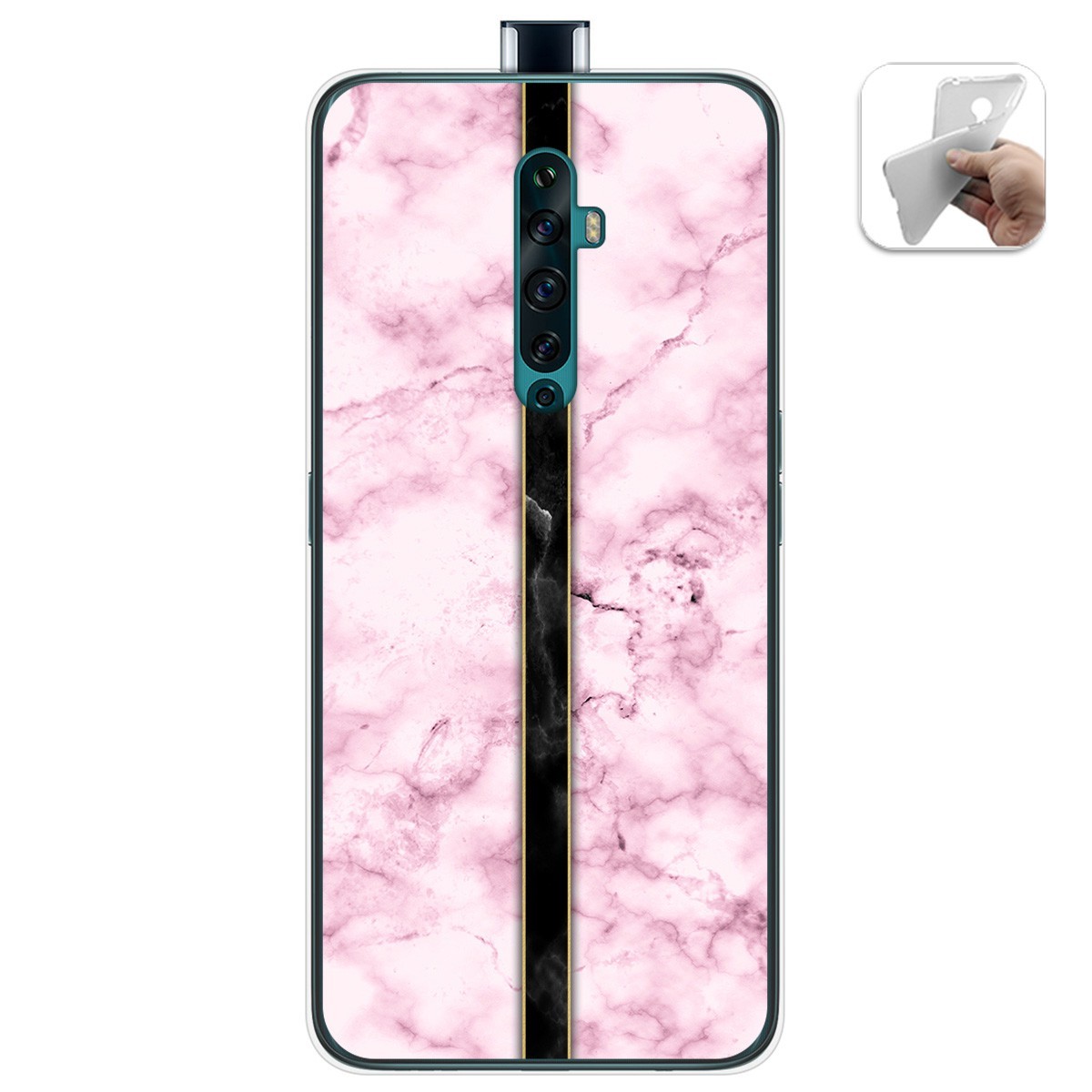 Funda Gel Tpu para Oppo Reno 2Z diseño Mármol 04 Dibujos