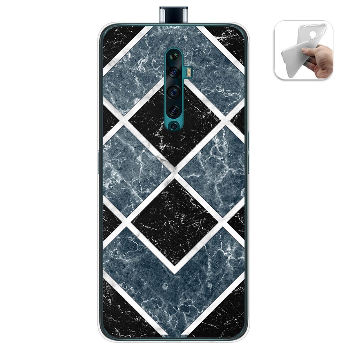 Funda Gel Tpu para Oppo Reno 2Z diseño Mármol 06 Dibujos