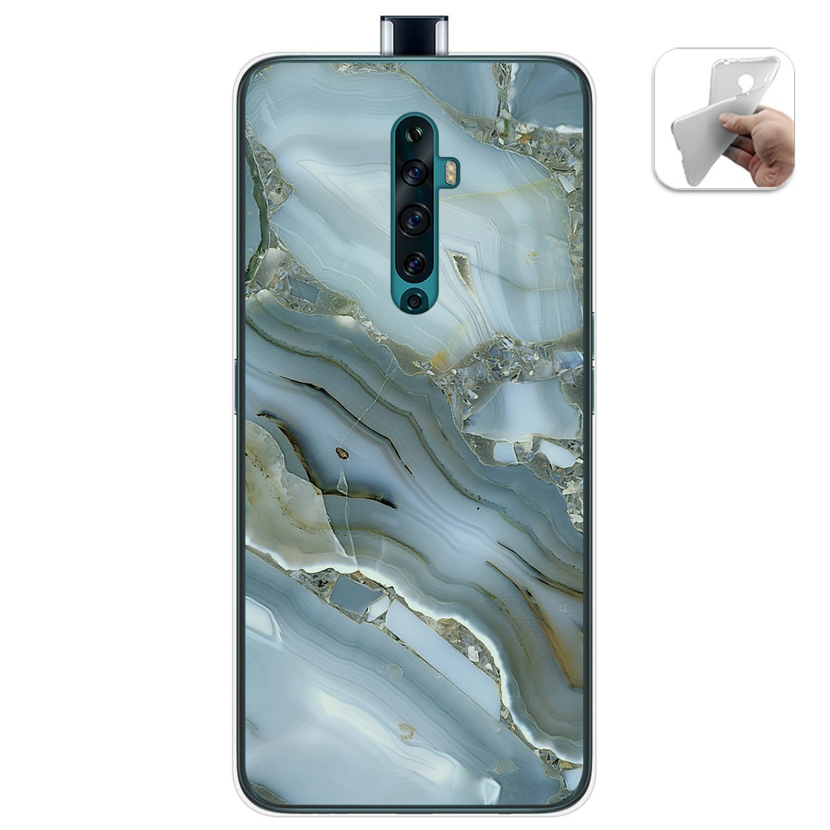 Funda Gel Tpu para Oppo Reno 2Z diseño Mármol 09 Dibujos