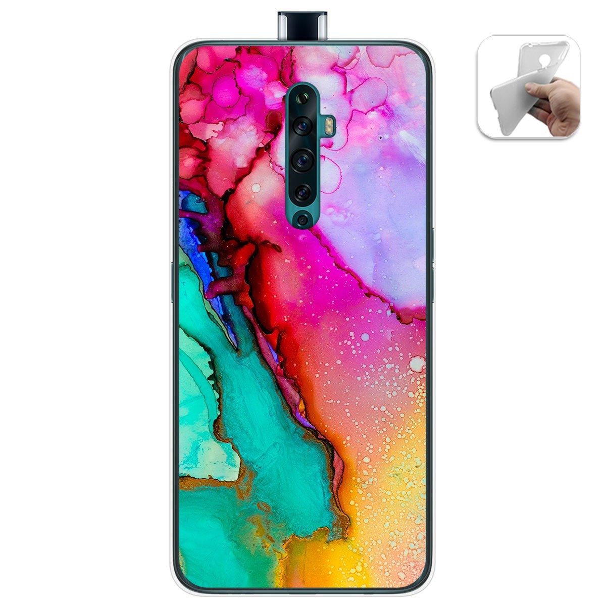 Funda Gel Tpu para Oppo Reno 2Z diseño Mármol 15 Dibujos