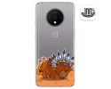 Funda Gel Transparente para Oneplus 7T diseño Bufalo Dibujos