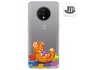 Funda Gel Transparente para Oneplus 7T diseño Leopardo Dibujos