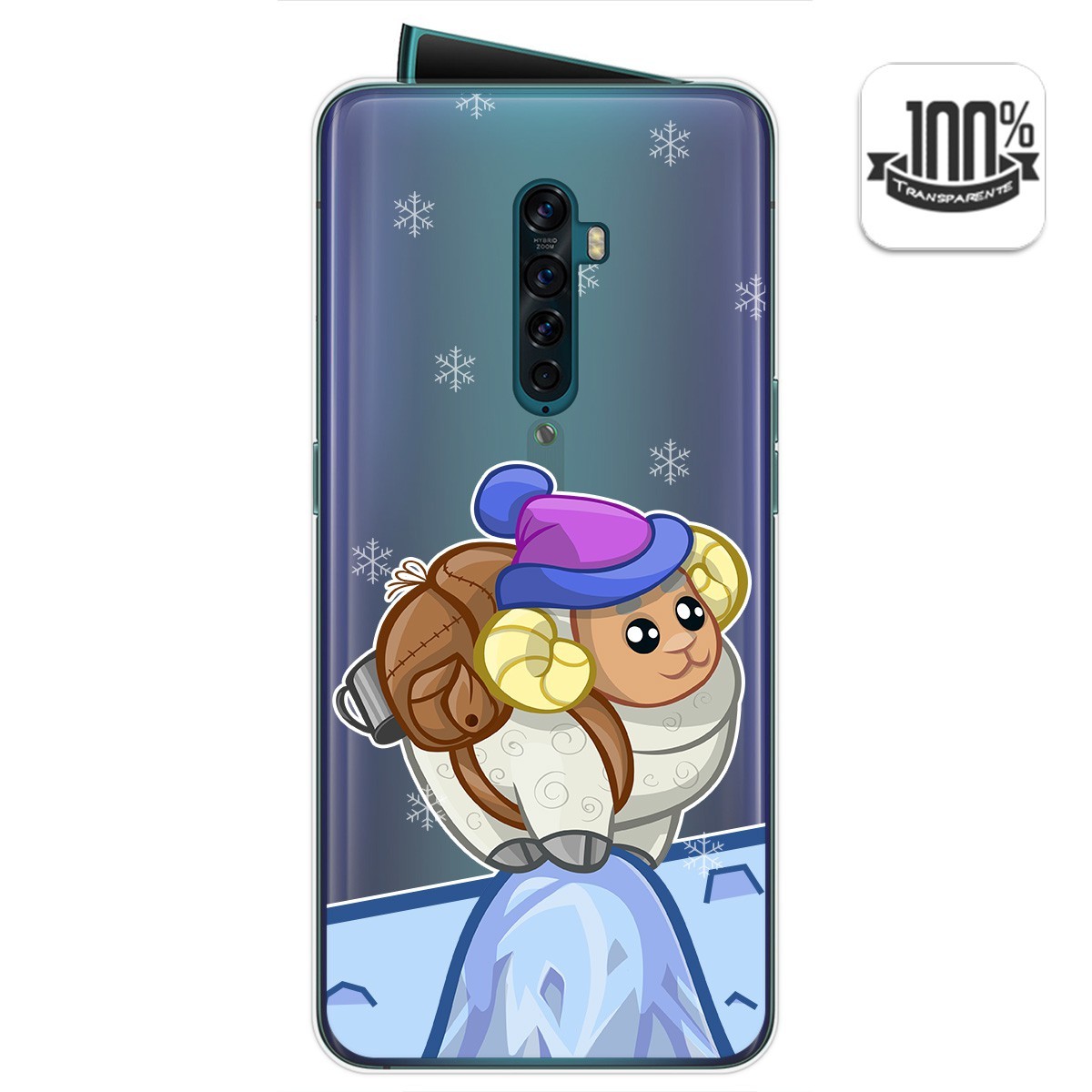 Funda Gel Transparente para Oppo Reno 2 diseño Cabra Dibujos