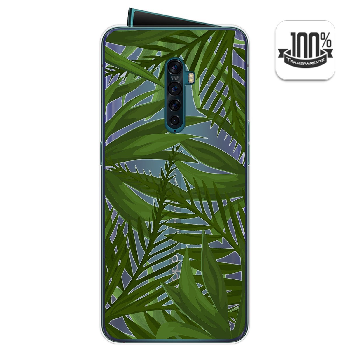 Funda Gel Transparente para Oppo Reno 2 diseño Jungla Dibujos
