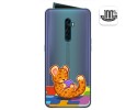 Funda Gel Transparente para Oppo Reno 2 diseño Leopardo Dibujos