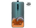 Funda Gel Transparente para Oppo Reno 2Z diseño Bufalo Dibujos