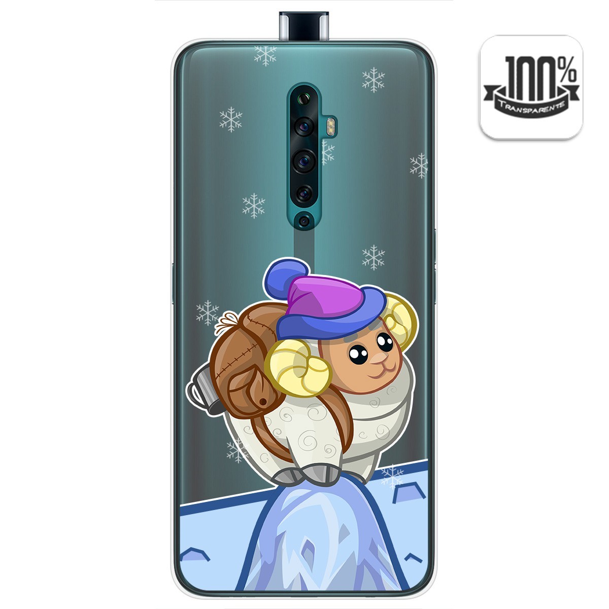 Funda Gel Transparente para Oppo Reno 2Z diseño Cabra Dibujos