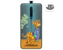 Funda Gel Transparente para Oppo Reno 2Z diseño Jirafa Dibujos