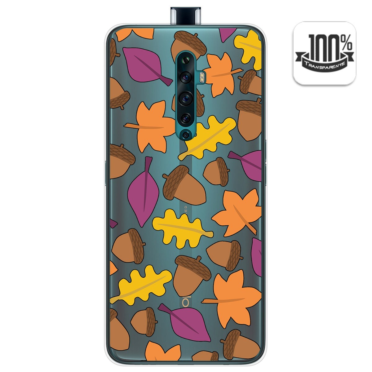 Funda Gel Transparente para Oppo Reno 2Z diseño Otoño Dibujos