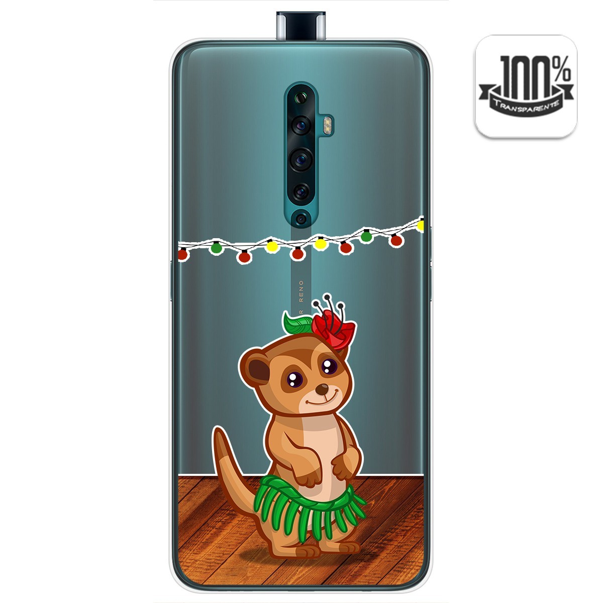 Funda Gel Transparente para Oppo Reno 2Z diseño Suricata Dibujos