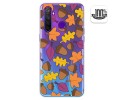 Funda Gel Transparente para Realme 5 Pro diseño Otoño Dibujos