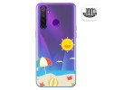 Funda Gel Transparente para Realme 5 Pro diseño Playa Dibujos