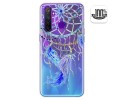 Funda Gel Transparente para Realme 5 Pro diseño Plumas Dibujos