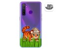 Funda Gel Transparente para Realme 5 Pro diseño Tigre Dibujos