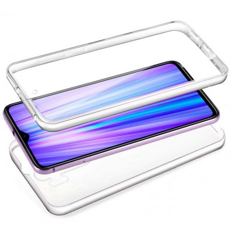 Funda Completa Transparente Pc + Tpu Full Body 360 para Xiaomi Redmi Note 8 Pro