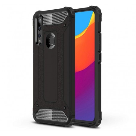 Funda Tipo Hybrid Tough Armor (Pc+Tpu) Negra para Huawei P Smart Z