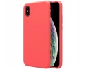 Funda Silicona Líquida Ultra Suave para Iphone Xs Max color Rosa