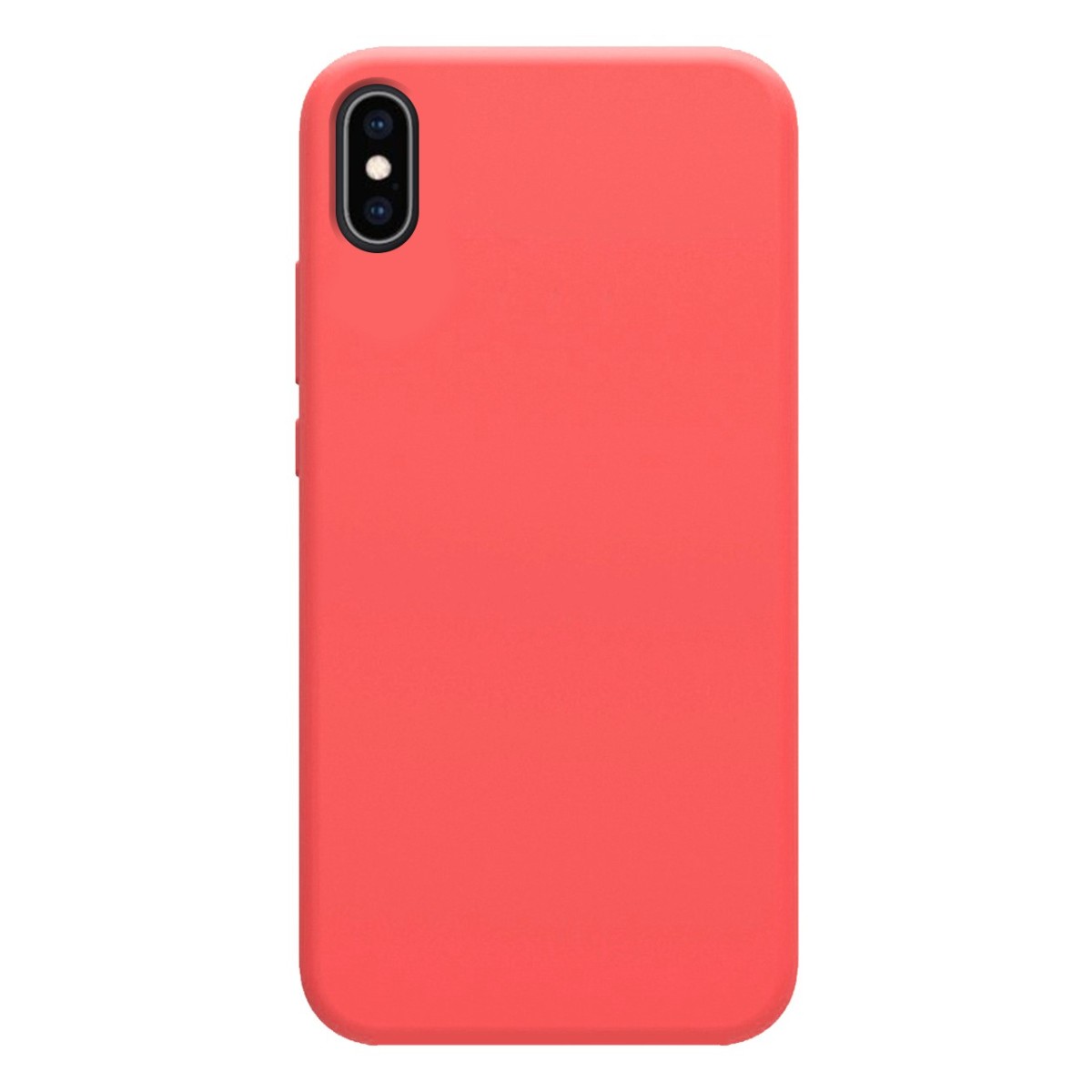 Funda Silicona Líquida Ultra Suave para Iphone Xs Max color Rosa