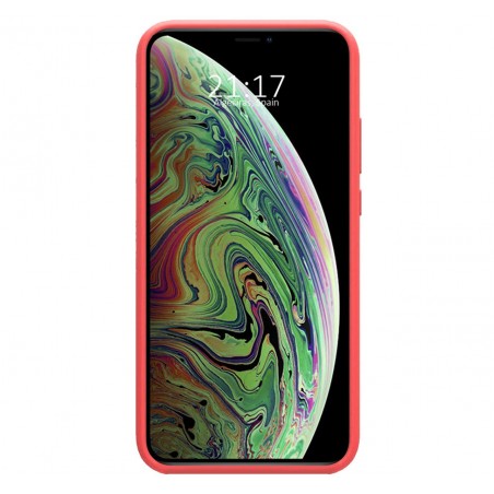 Funda Silicona Líquida Ultra Suave para Iphone Xs Max color Rosa