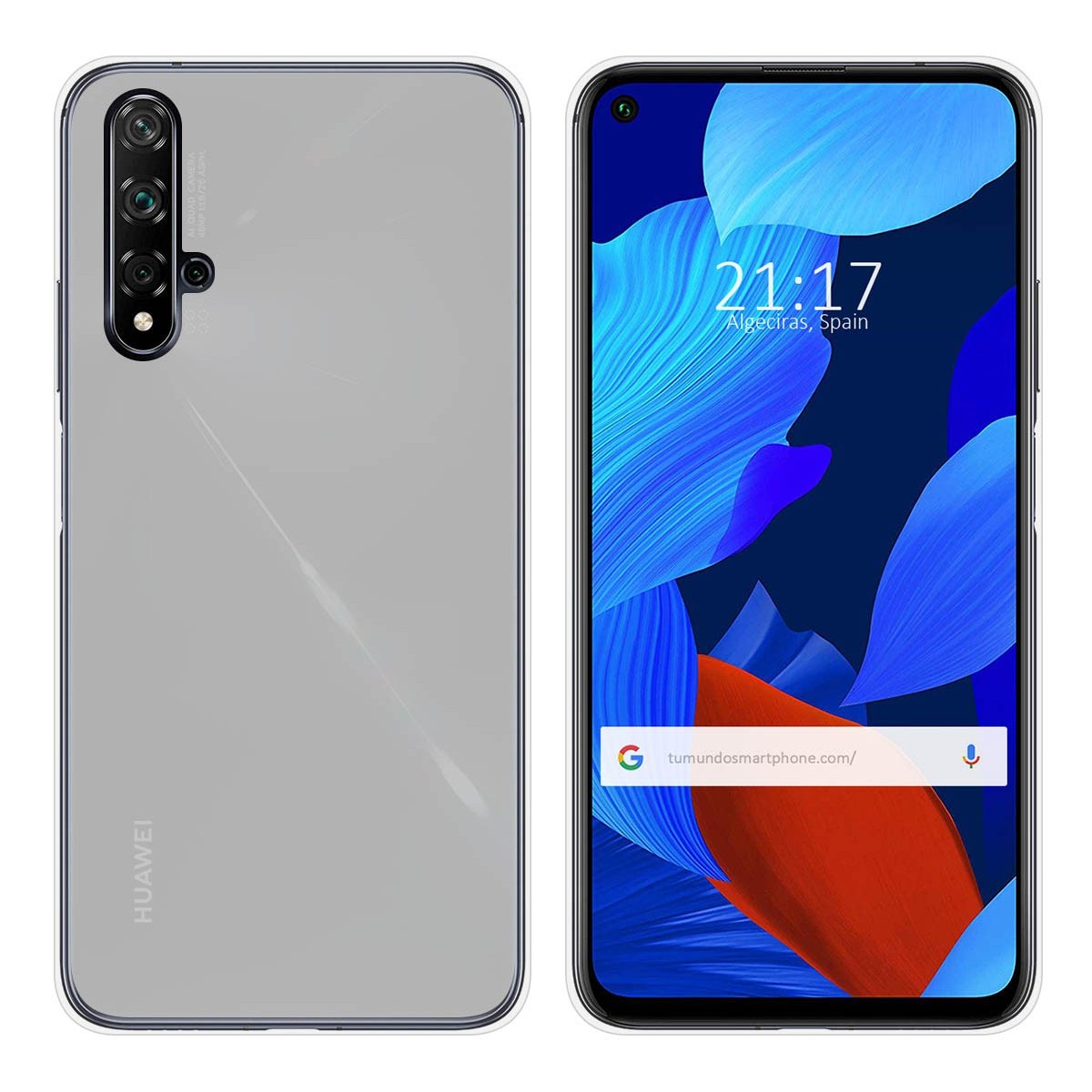 Funda Gel Tpu para Huawei Nova 5T / Honor 20 Color Transparente