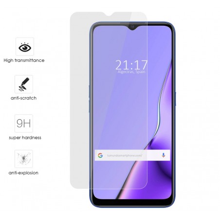 Protector Cristal Templado para Oppo A9 2020 Vidrio