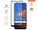 Protector Cristal Templado Completo 5D Full Glue Negro para Motorola Moto E6 Plus Vidrio