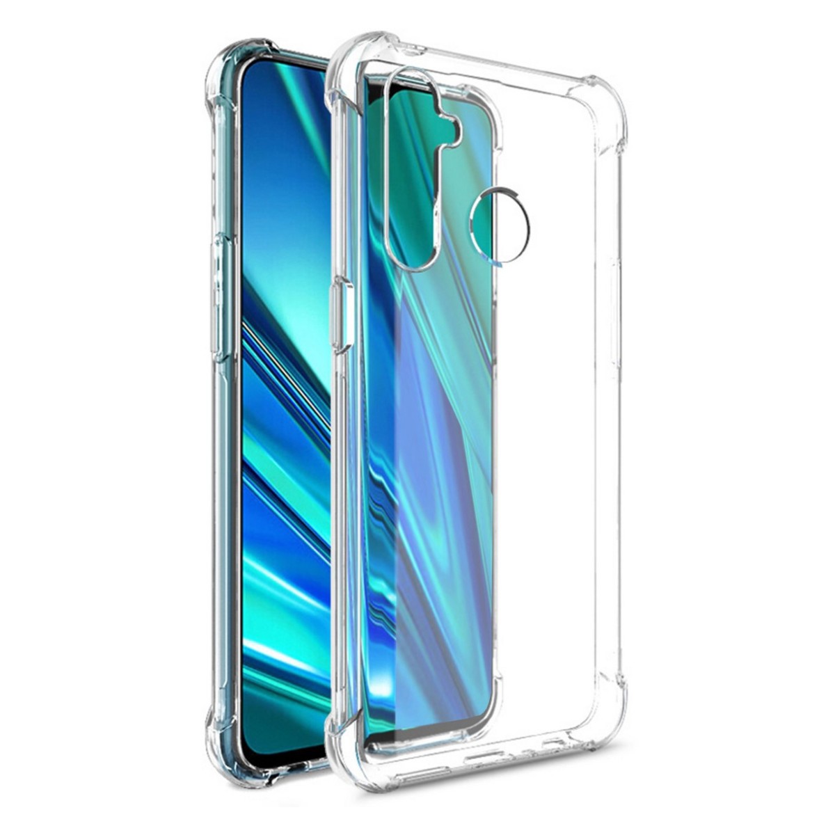 Funda Gel Tpu Anti-Shock Transparente para Realme 5 Pro