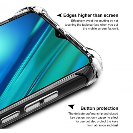 Funda Gel Tpu Anti-Shock Transparente para Realme 5 Pro