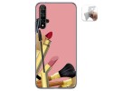 Funda Gel Tpu para Huawei Nova 5T / Honor 20 diseño Brochas Dibujos