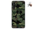 Funda Gel Tpu para Huawei Nova 5T / Honor 20 diseño Camuflaje Dibujos