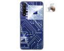 Funda Gel Tpu para Huawei Nova 5T / Honor 20 diseño Circuito Dibujos