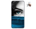 Funda Gel Tpu para Huawei Nova 5T / Honor 20 diseño Ojo Dibujos