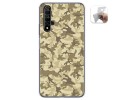 Funda Gel Tpu para Huawei Nova 5T / Honor 20 diseño Sand Camuflaje Dibujos