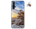 Funda Gel Tpu para Huawei Nova 5T / Honor 20 diseño Sunset Dibujos