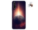 Funda Gel Tpu para Huawei Nova 5T / Honor 20 diseño Tierra Dibujos