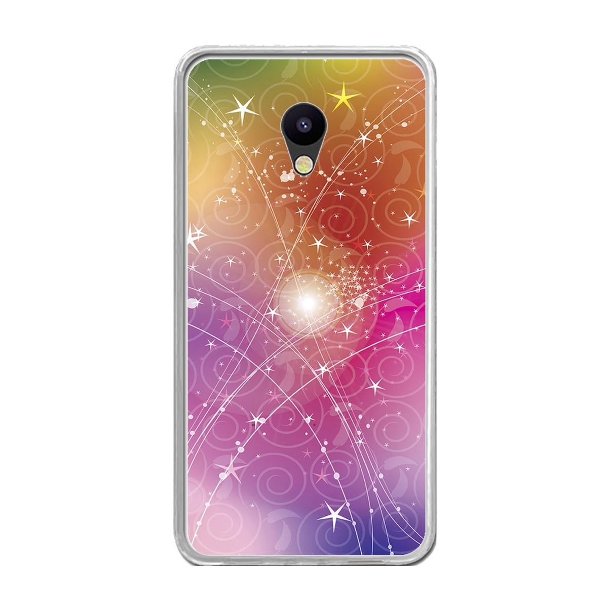 Funda Gel Tpu para Meizu M5 Note Diseño Abstracto Dibujos