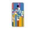 Funda Gel Tpu para Meizu M5 Note Diseño Apps Dibujos