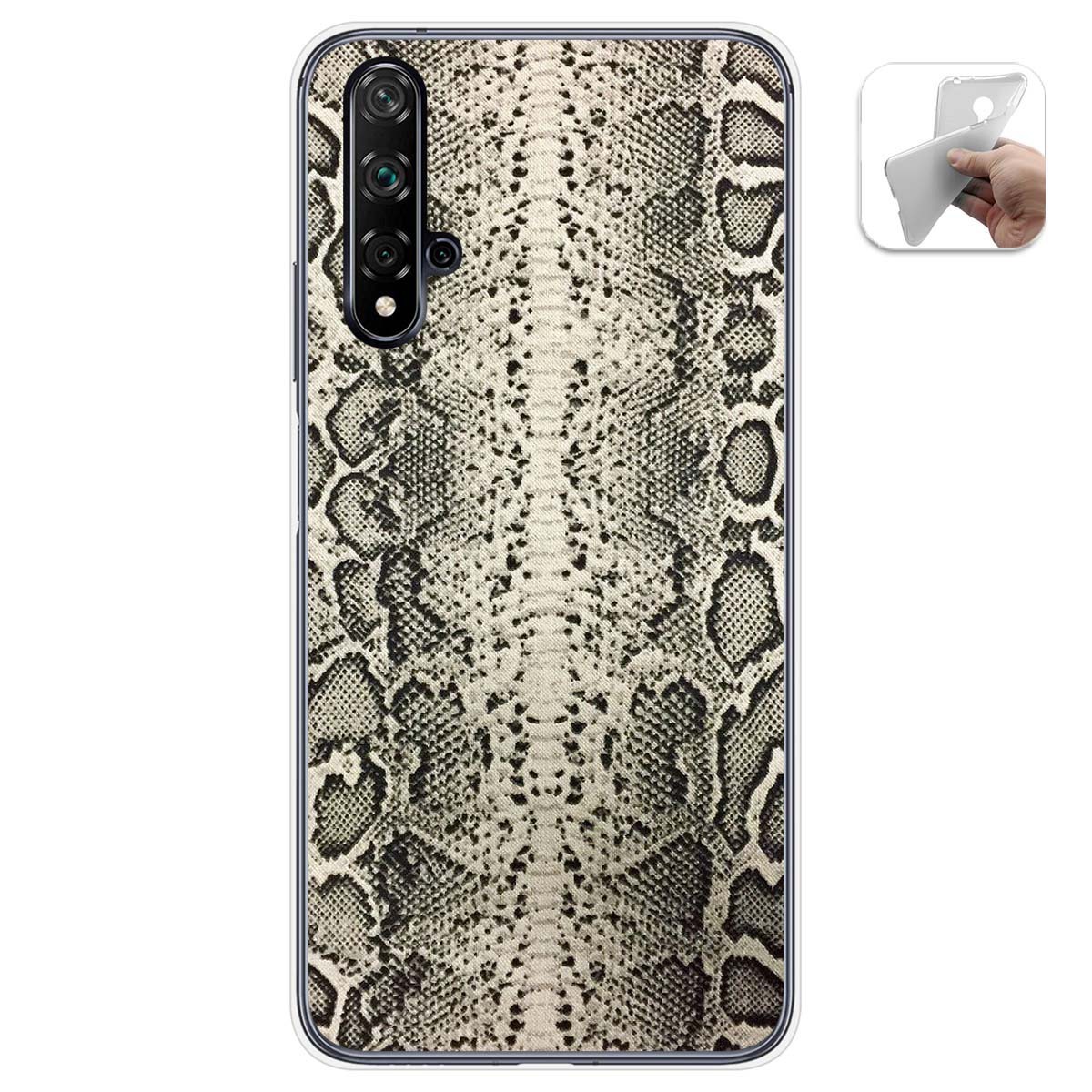 Funda Gel Tpu para Huawei Nova 5T / Honor 20 diseño Animal 01 Dibujos