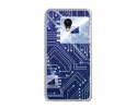 Funda Gel Tpu para Meizu M5 Note Diseño Circuito Dibujos