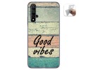 Funda Gel Tpu para Huawei Nova 5T / Honor 20 diseño Madera 01 Dibujos