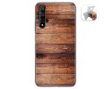 Funda Gel Tpu para Huawei Nova 5T / Honor 20 diseño Madera 02 Dibujos